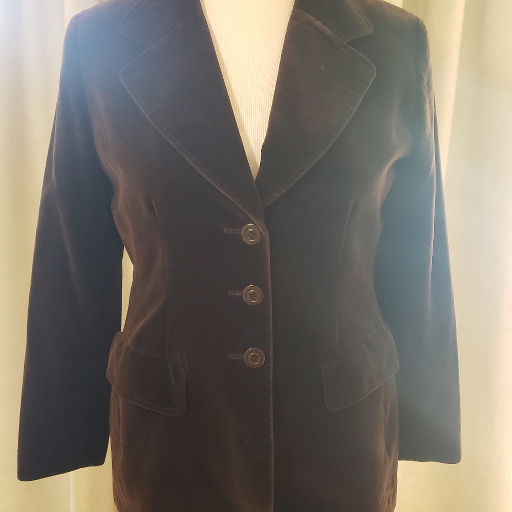 Velvet blazer